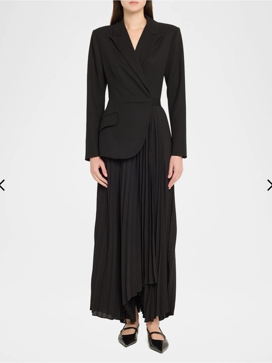 Simkhai Dresses & Skirts - SIMKHAI Ambretta Black Pleated Skirt Blazer Dress size 12